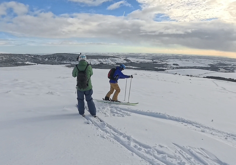 Descending Foel Eryr to the B4329, Foel Cwmcerwyn