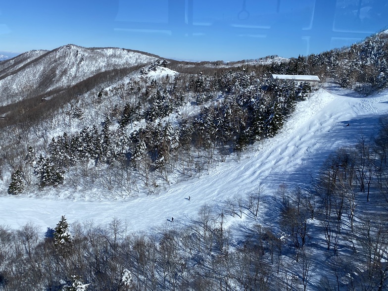 View from the cable car, Yamagata Zao Onsen