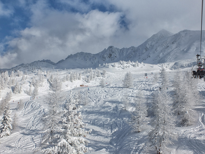 Above Vallandry, Les Arcs