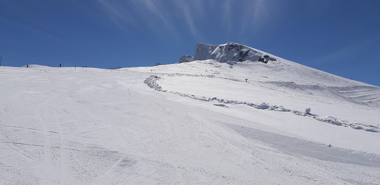 Veleta desde las posiciones, Sierra Nevada