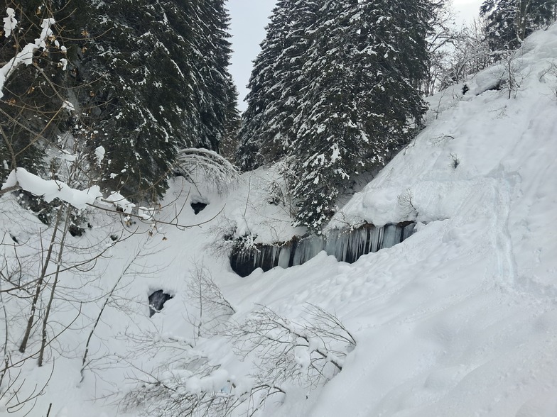 Backcountry skiing at La Giettaz, La Giettaz en Aravis
