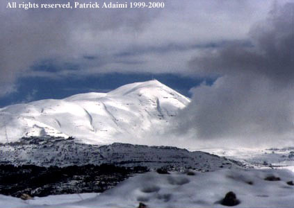 Sannine mountain,lebanon, Mzaar Ski Resort