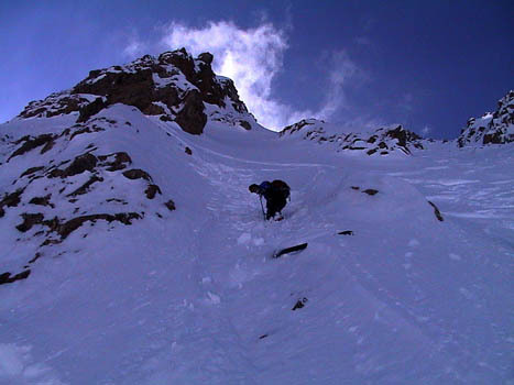 Sin Salida Couloir, Las Lenas, Argentina, Las Leñas