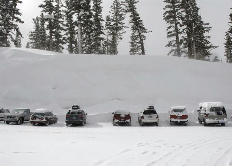 deep pack, Mammoth Mountain