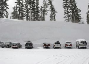 deep pack, Mammoth Mountain photo