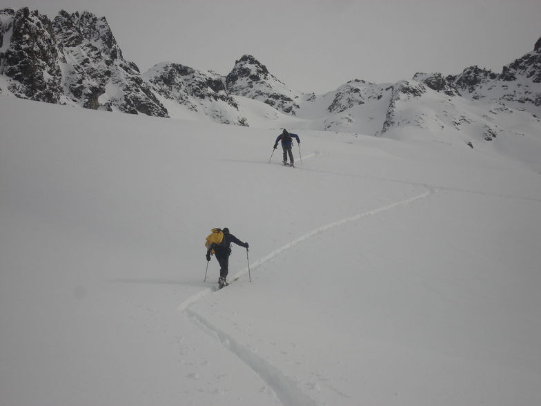 Tony and Sepp on tour to Gorihorn above Davos