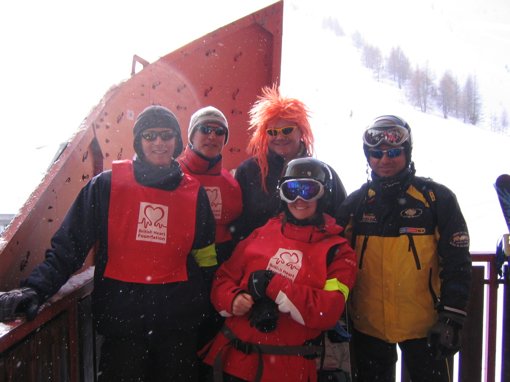 British Heart Foundation Ski Challenge 2006, Chamonix