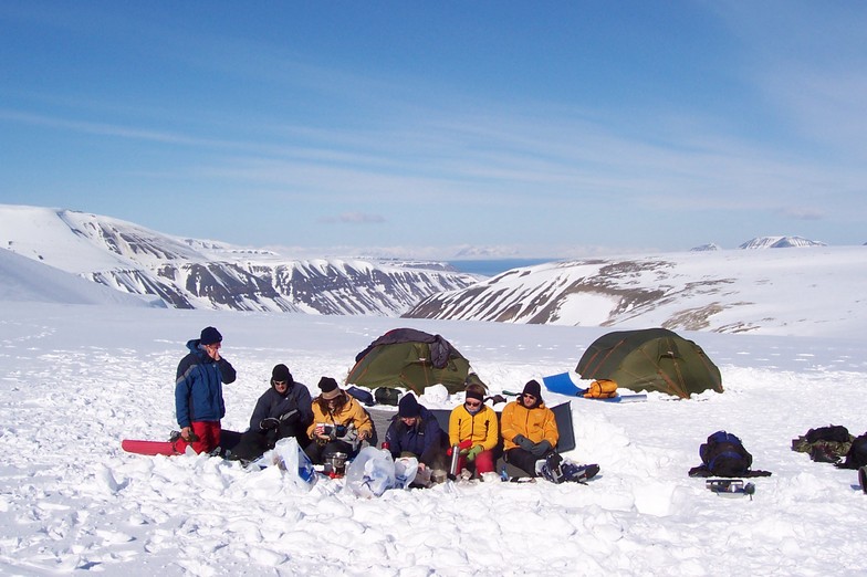 breakfast, spitsbergen 80 degrees north, Narvik