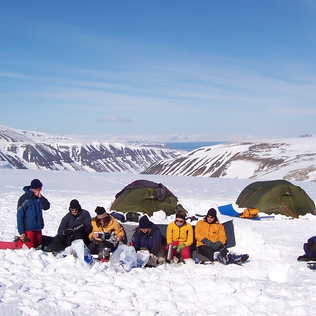 breakfast, spitsbergen 80 degrees north, Narvik