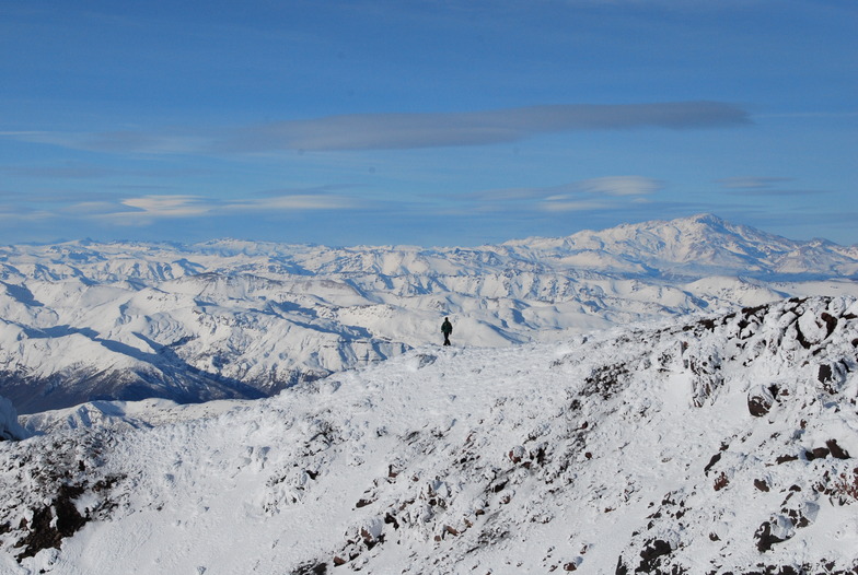 Top Chillan volcano, Nevados de Chillan