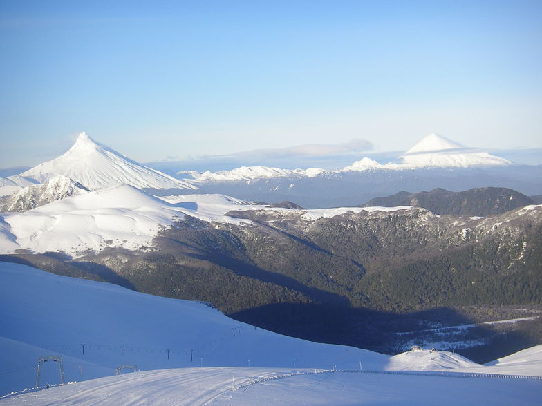 los volcanes desde el don pedro, Nevados de Chillan