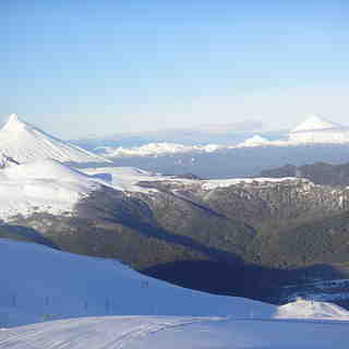 los volcanes desde el don pedro, Nevados de Chillan