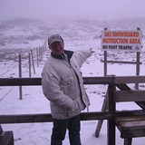 RICHIE  HOBDEN IN  THE  SNOW, Ben Lomond