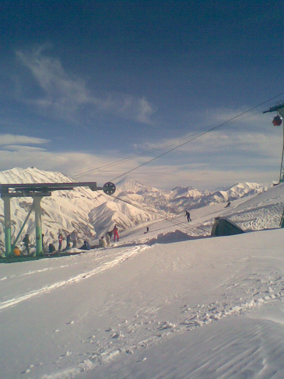 looking to Damavand from Dizin