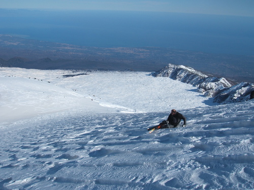 Mount Etna Nicolosi Ski Resort by: massimo