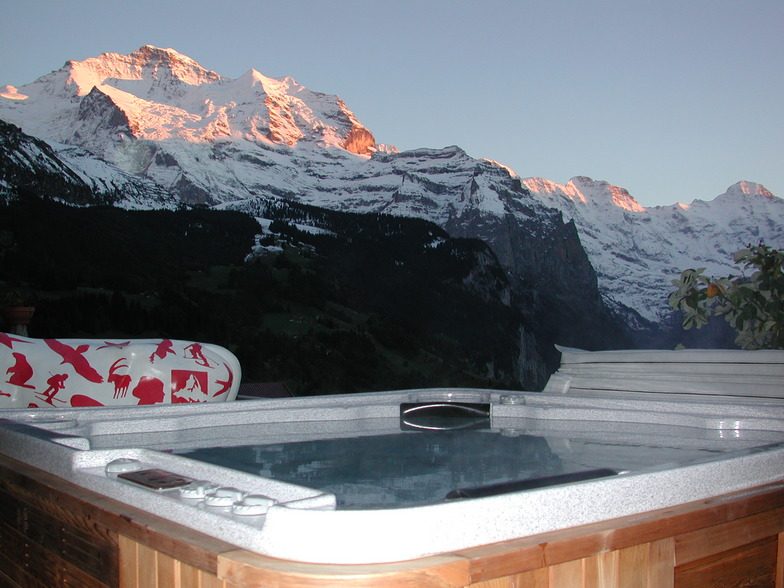 Wengen Switzerland Hot tob Hotel Bellevue 