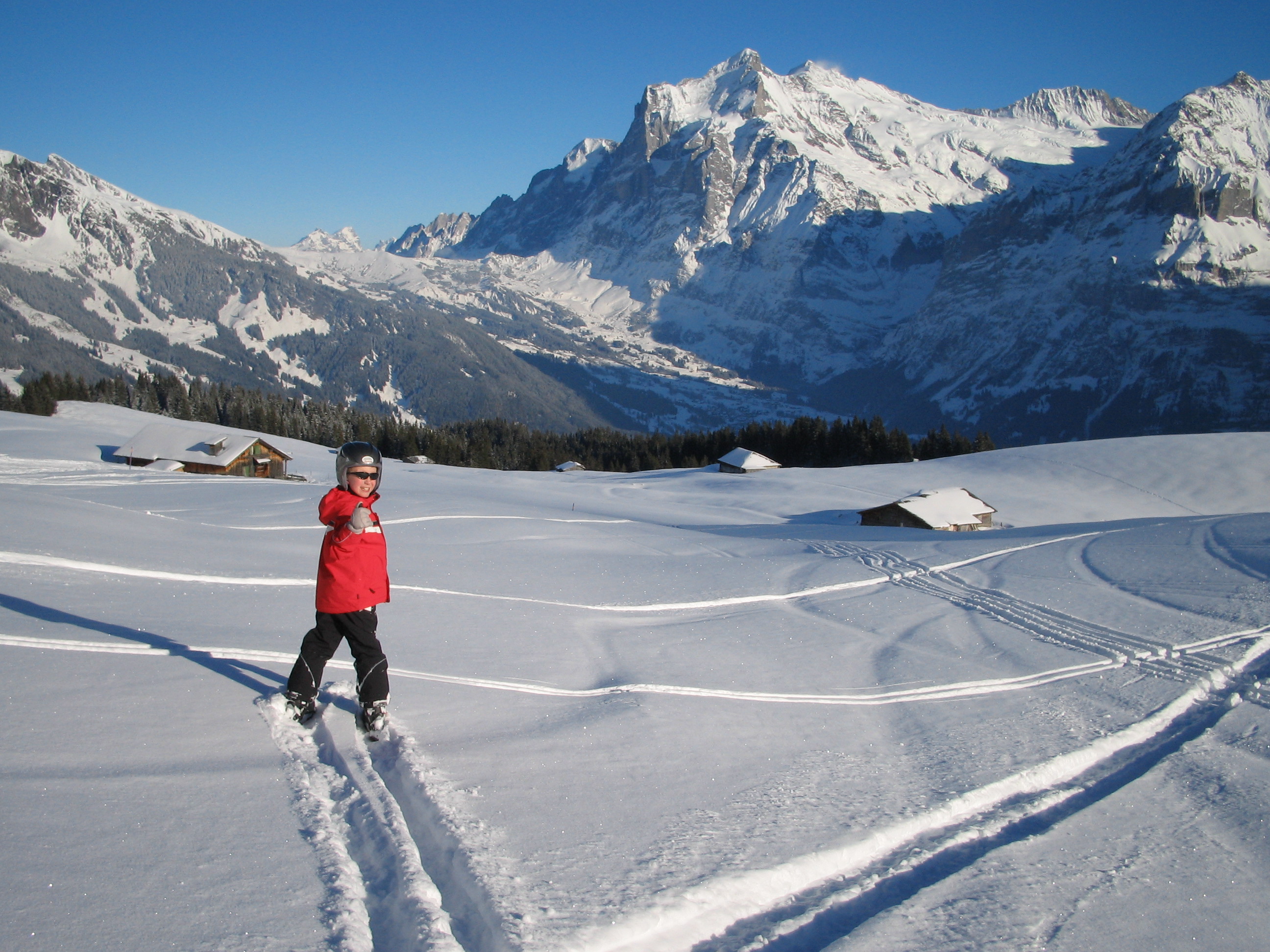 Wengen Skiing with fun