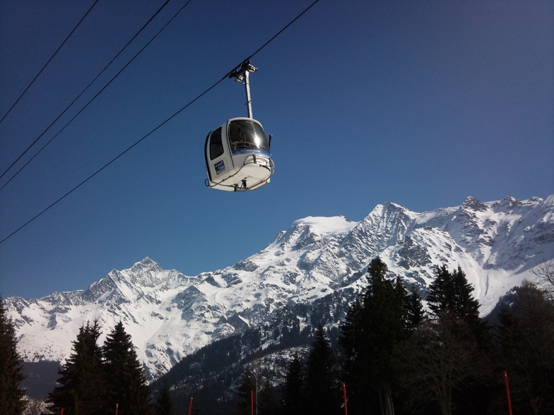 Cable car, Les Contamines