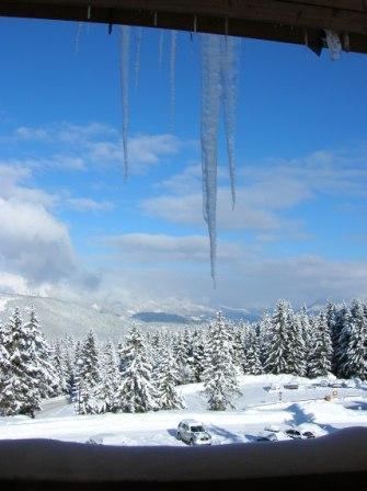 View from Altiport Hotel, Méribel