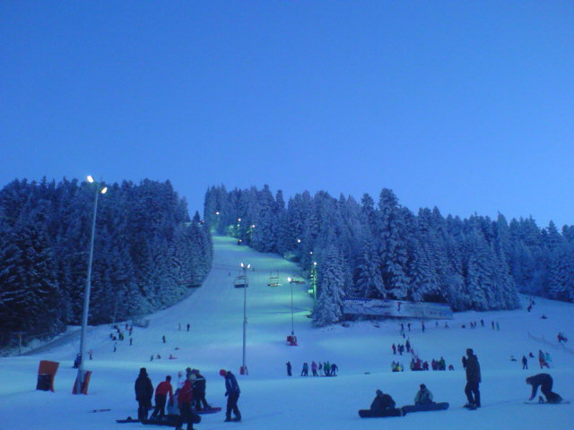 Borovetz by night, Borovets