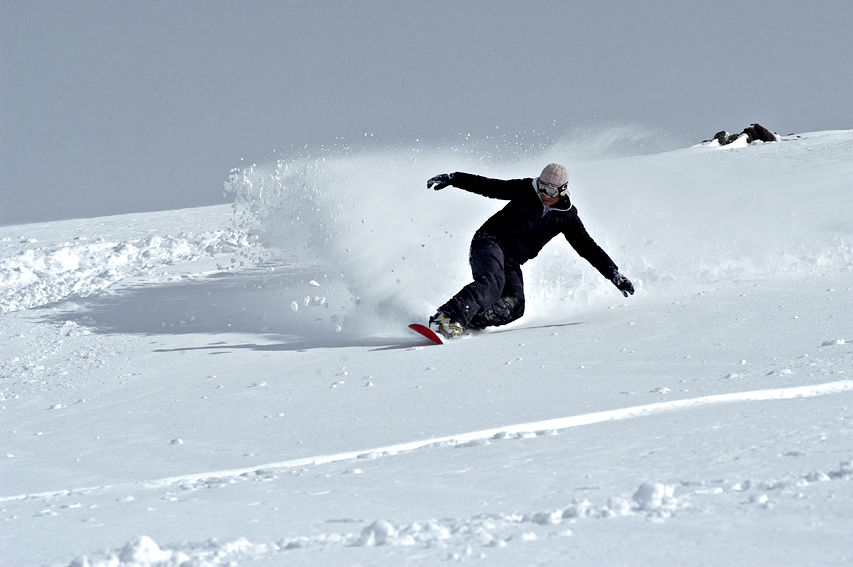 Snowboard, Corralco (Lonquimay)