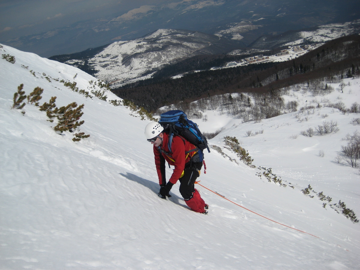 Meeting people off piste, Bjelašnica