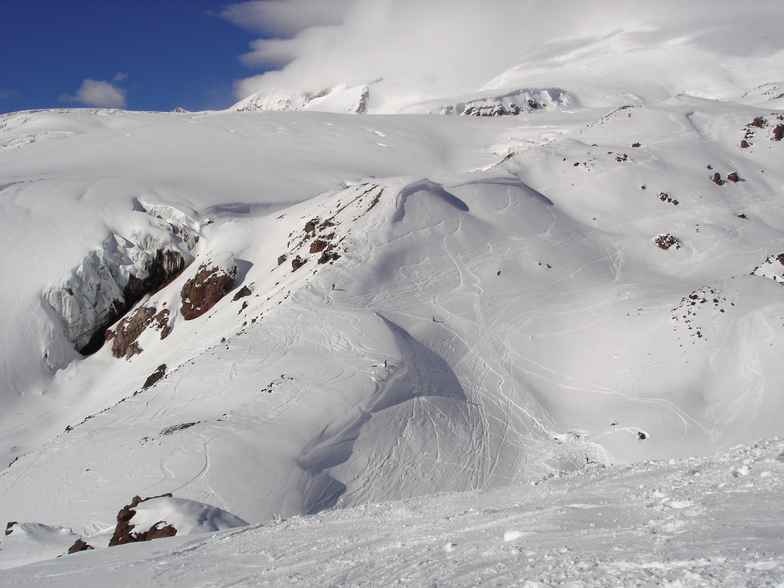 Mount Elbrus snow