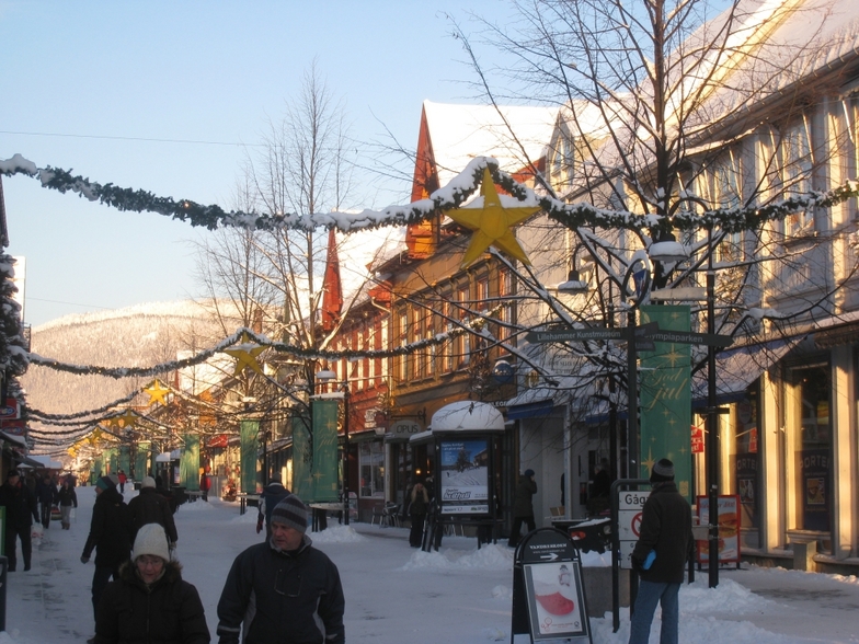Christmas street of Lillehammer, Hafjell