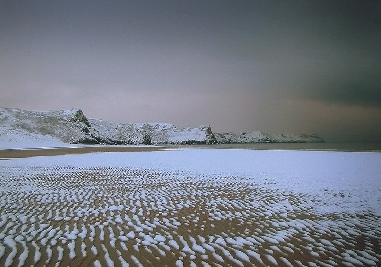 Oxwich Bay, Gower Peninsula, South Wales, Pen-y-Fan