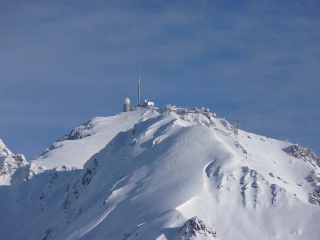 Pic du Midi 2877m taken from Bareges side, Grand Tourmalet-Bareges/La Mongie