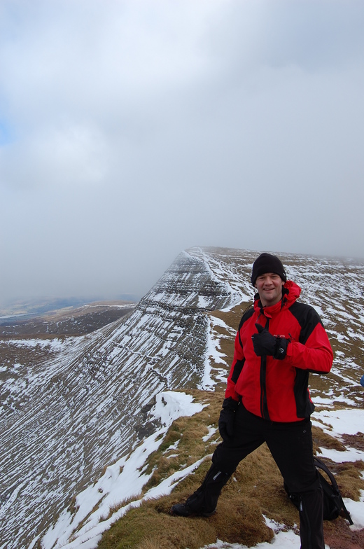 Crisp cold conditions, Pen-y-Fan