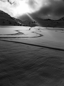 fin de journée à Piau, Piau Engaly photo