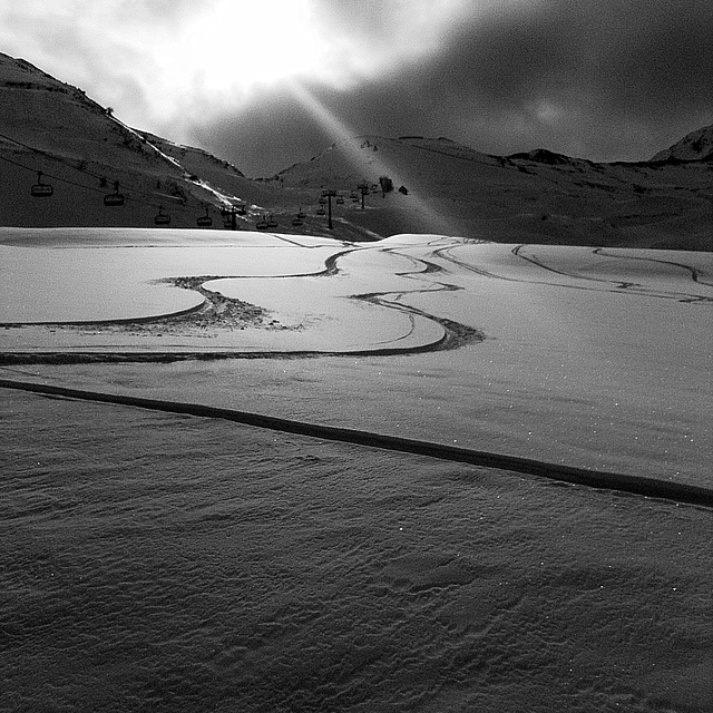 fin de journée à Piau, Piau Engaly