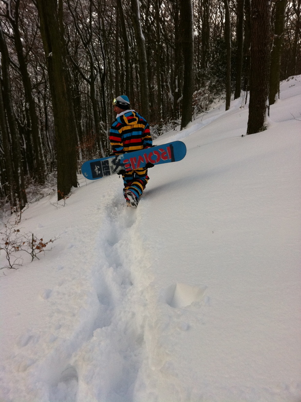 Hiking Powder in Chesterfield, England!!