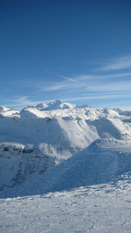 View Towards Mont Blanc, Les Carroz