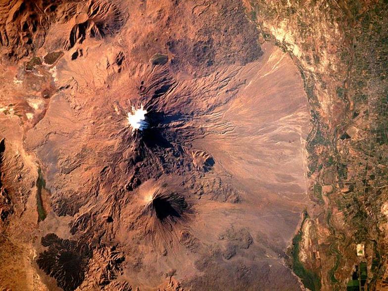 Ağrı Dağı or Mount Ararat snow