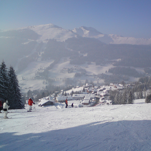 Mont Cherie in the distance, Morzine