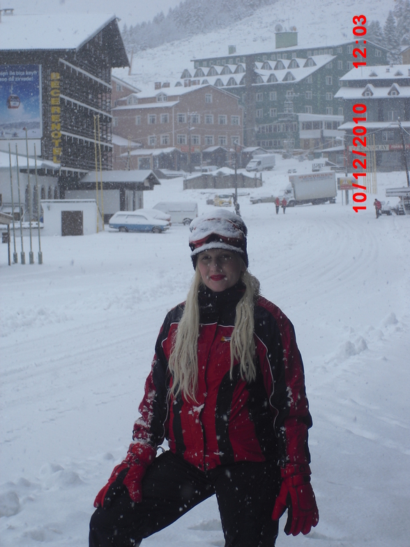 first snow fall of 2010, Uludağ