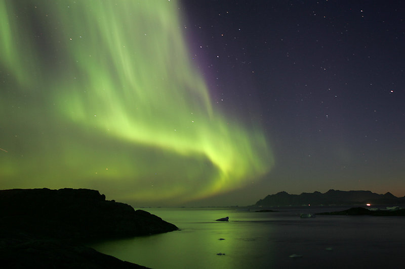 Northern Lights in East Greenland, Kungmiut
