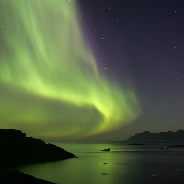 Northern Lights in East Greenland, Kungmiut