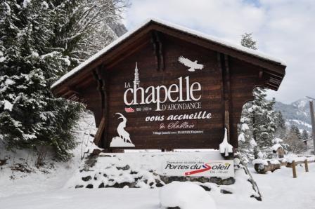 Gateway to La Chapelle d'Abondance
