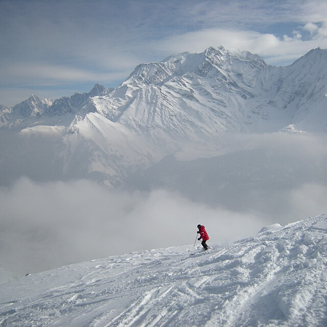 A superb place to ski with the Mont Blanc as a backdrop!, Saint Gervais