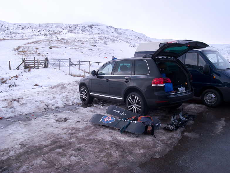 Storey Arms Car Park Snow, Pen-y-Fan