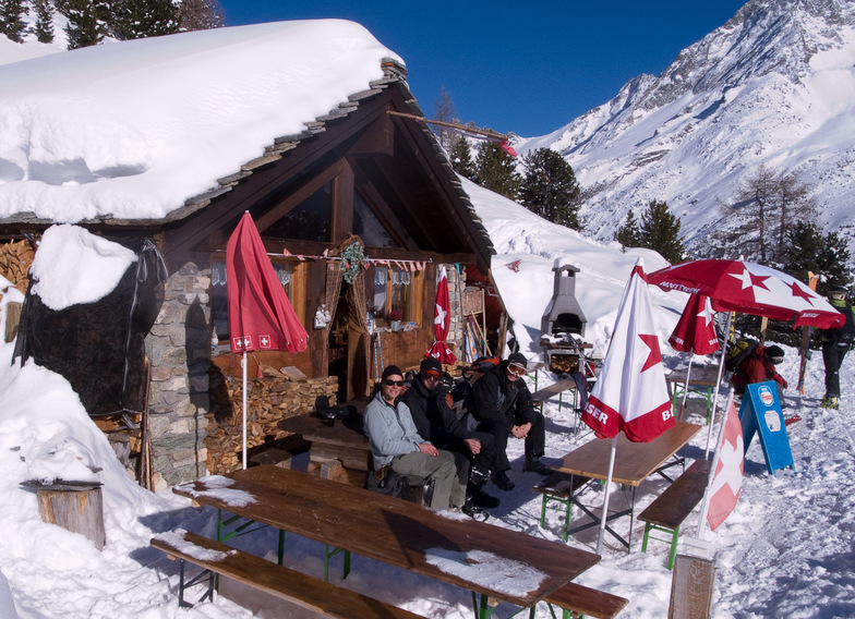 Arolla refreshment stop