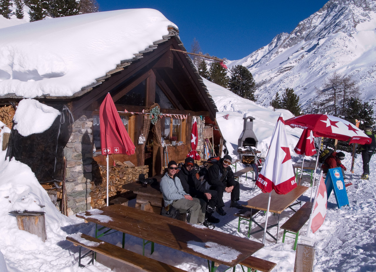 Arolla refreshment stop
