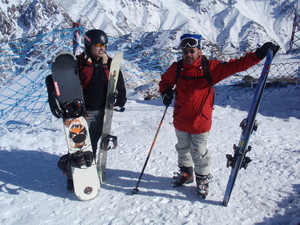 Skiing at the summit of Oukaymeden, Oukaïmeden photo