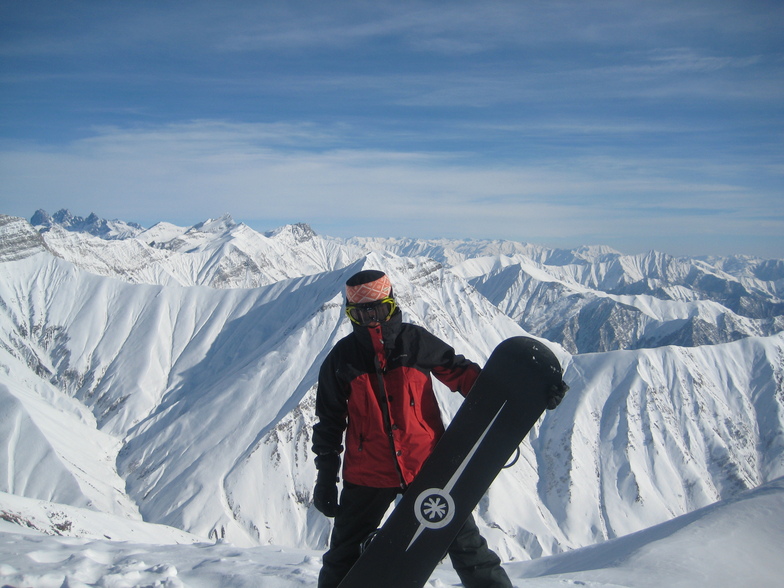 me, Gudauri