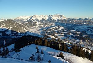 Panorama of the Wilden Kaiser, Kitzbühel photo