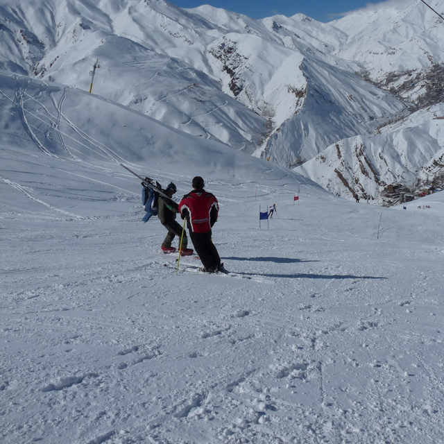 Ski competition in Shemshak