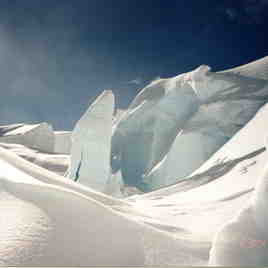 Serac on Tasman Glacier, Aoraki-Mt Cook